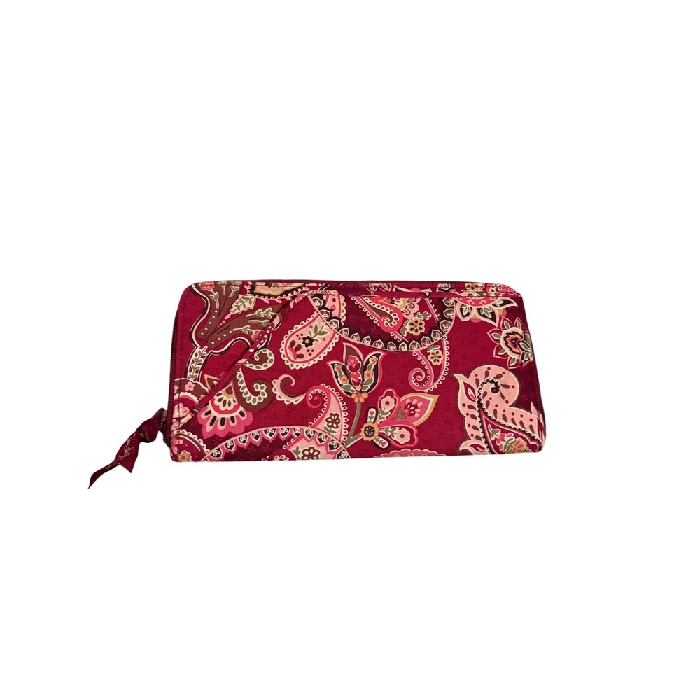 Vera Bradley Travel Organizer Passport‎ Wallet Piccadilly Plum - Picture 1 of 4